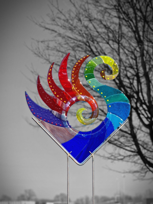 Marije Gies - Vuurhaan (Glass: Fusion)